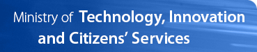 Ministry of Citzens' Services and Open Government.
